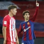 Joao Félix calienta el partido contra el Atlético de Madrid