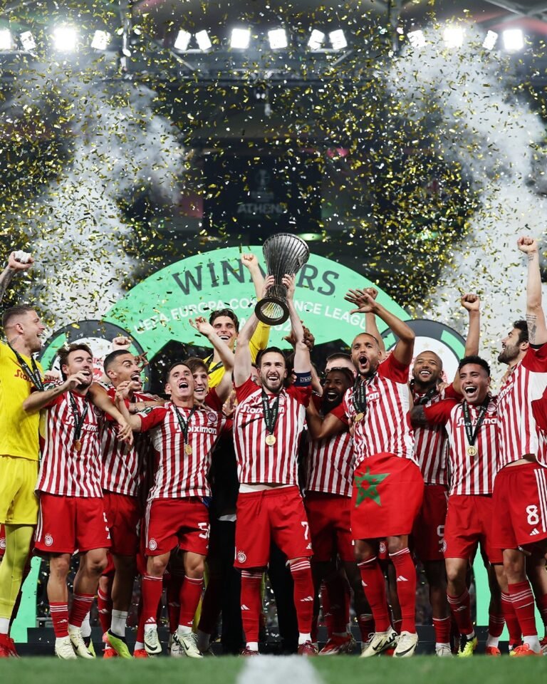 ¡HISTÓRICO! Olympiakos, campeón de la Conference League 2024 (VIDEO)