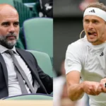 ¡INCREIBLE! El pedido de Zverev a Pep Guardiola en Wimbledon (VIDEO)
