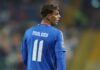 Italia goleó a Israel en el debut de Daniel Maldini