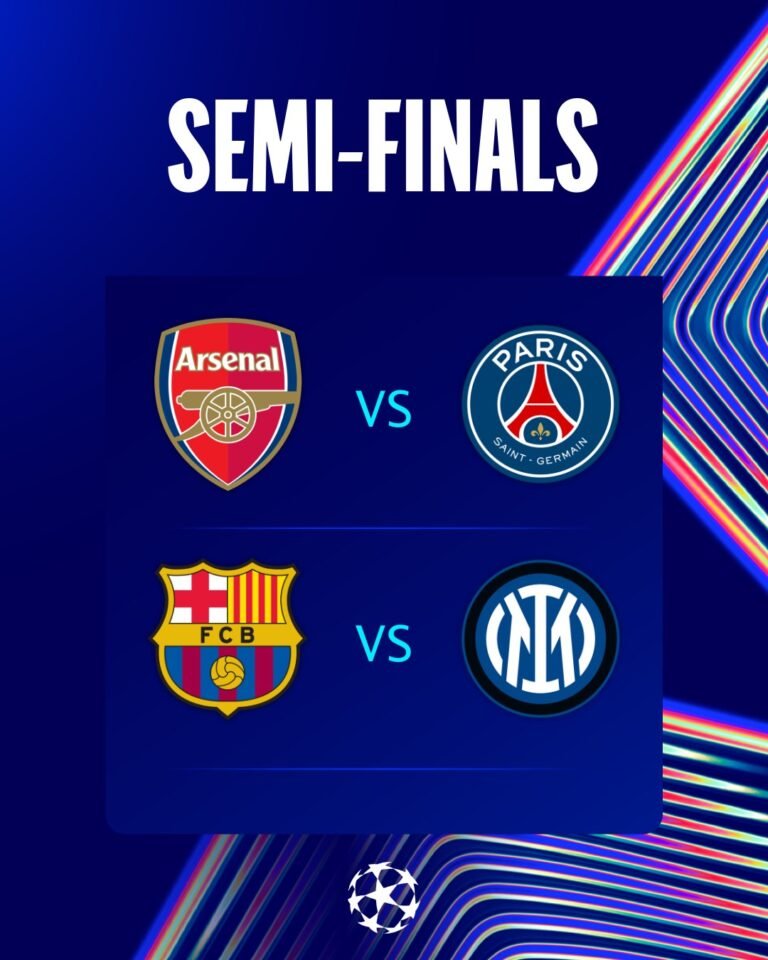 ¿Cuándo se juegan las semifinales de la Champions League? Fechas y horarios