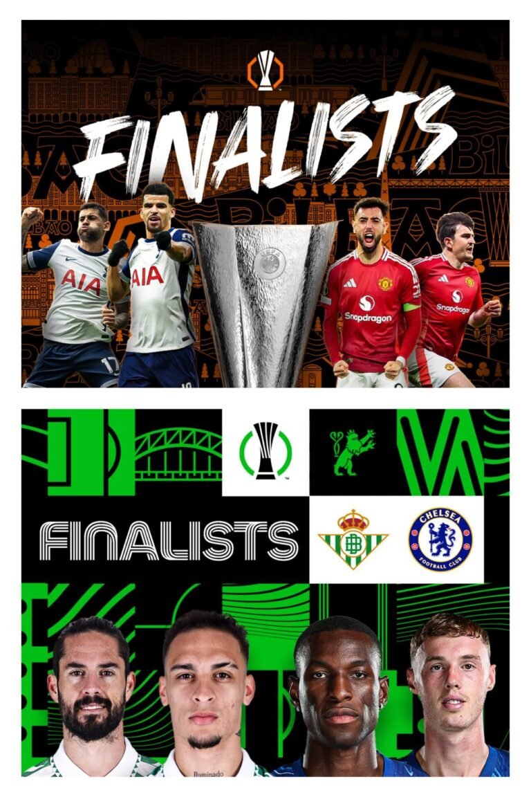 Europa y Conference League: fechas, sedes y clasificados a la gran final 2024/25