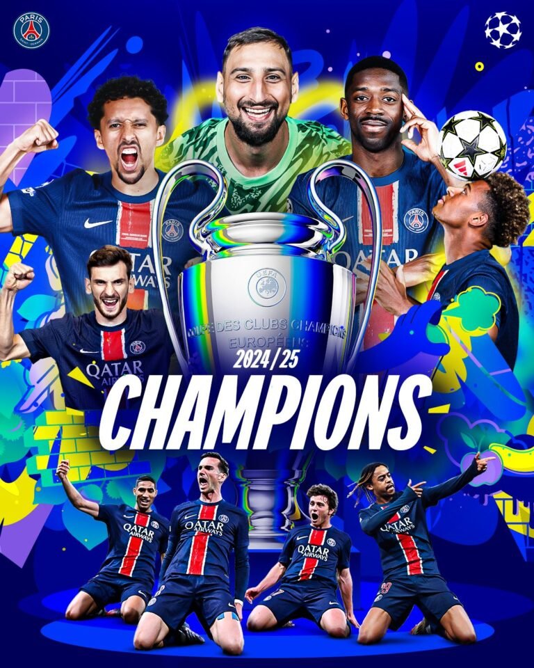 Luis Enrique le dan su primera Champions League al PSG (VIDEO)