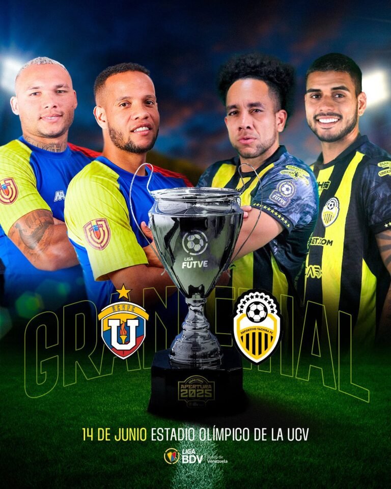 Deportivo Táchira vs. UCV: La gran final del Torneo Apertura 2025 de la Liga FUTVE