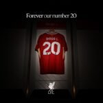 Liverpool ‘inmortaliza’ el ’20’ en honor a Diogo Jota