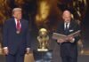 Donald Trump recibe el primer Premio FIFA de la Paz