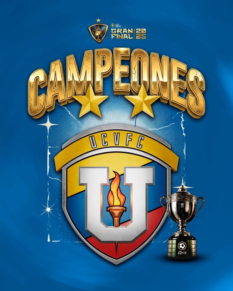 Liga FUTVE: UCV FC vence a Carabobo y suma una nueva estrella