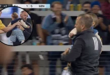 Cuidado, bebé suelto: Entró a la cancha, paró el juego y desató las risas en la MLS (VIDEO)