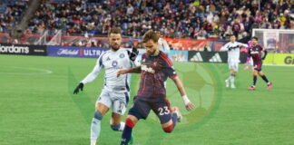 Un gol y seis atajadas: las claves del triunfo del New England Revolution frente a Chicago (FOTOS+VIDEO)