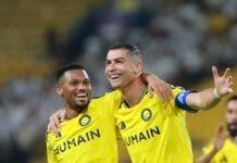 El gesto de CR7 con el emblema saudí tras el ataque al aeropuerto de Riad